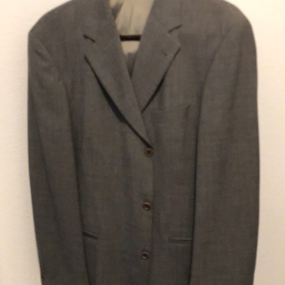 Mens Charcoal Gray Hugo Boss wool Suit - Picture 1 of 5